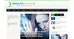 Desktop Screenshot of healthfastlane.com